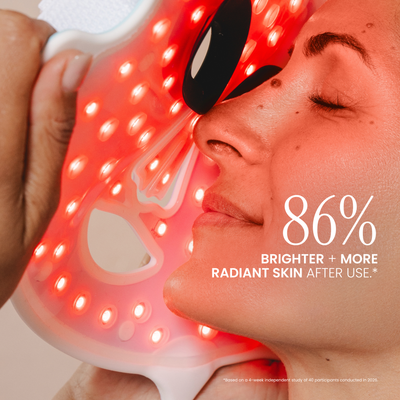 Lustre Revive: LED-Maske mit Rot- und Blaulicht