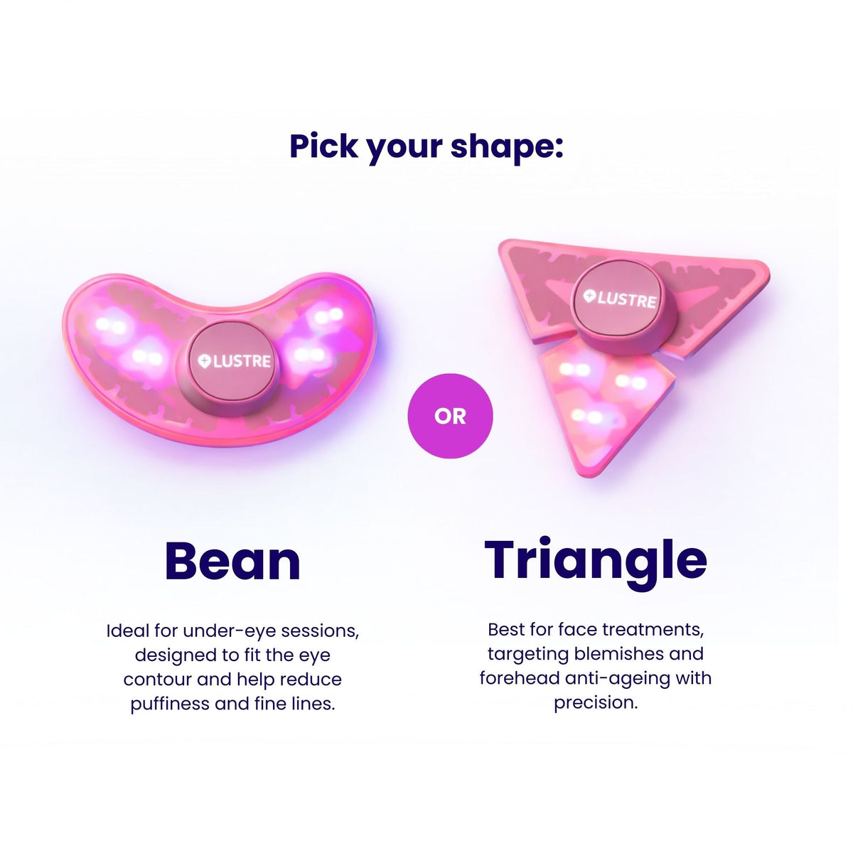 Lustre GoGlow: LED-Augenpads