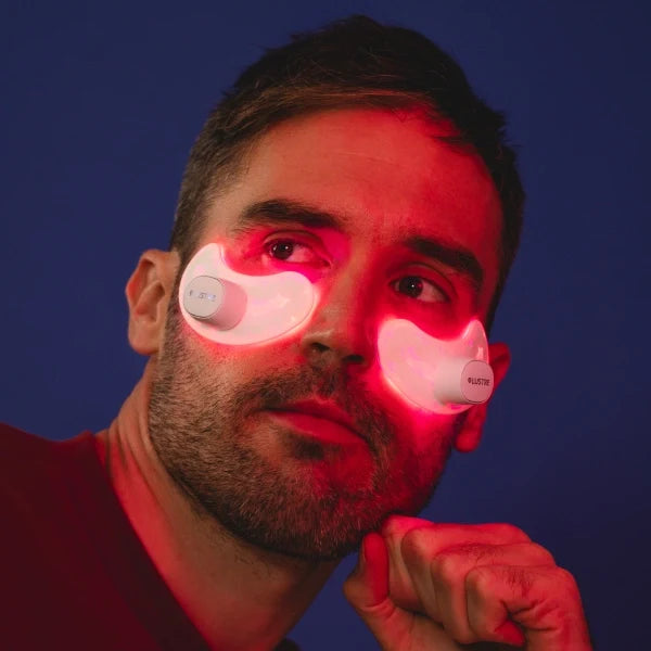 Rotlicht-Augenpads bei feinen Linien und nachlassender Festigkeit